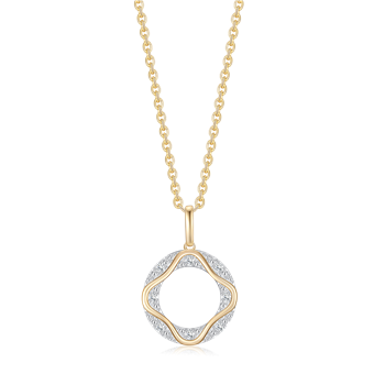 Guld halskæde, från Støvring Design