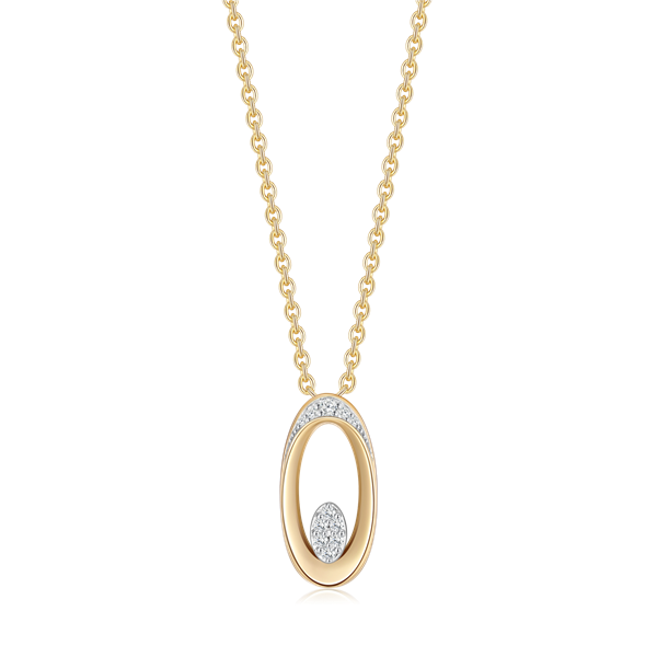 Guld halskæde, från Støvring Design