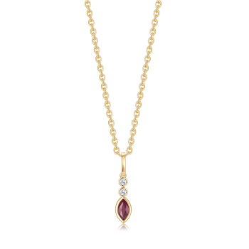 Guld halskæde, från Støvring Design