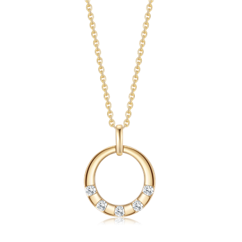 Guld halskæde, från Støvring Design