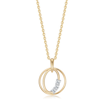 Guld halskæde, från Støvring Design