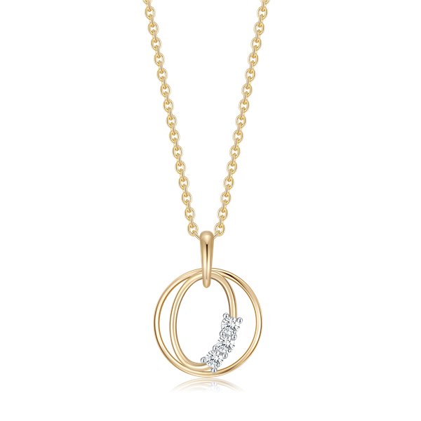 Guld halskæde, från Støvring Design