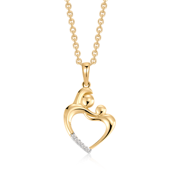 Guld halskæde, från Støvring Design