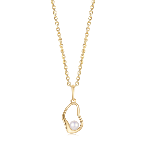 Guld halskæde, från Støvring Design