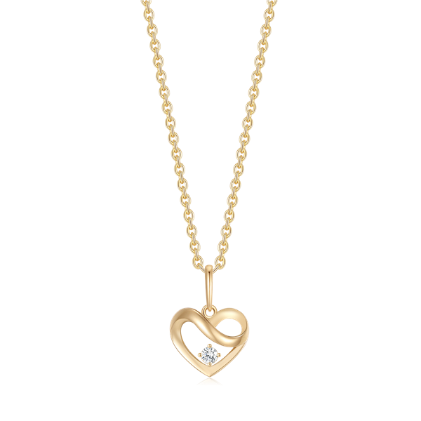 Guld halskæde, från Støvring Design