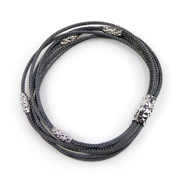 Armbånd & halskæde - Oxyderet/Rhodineret 17cm, från San - Links of Joy