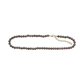 Jaspis 6mm - carabinlås 40+5cm, från Heinzendorff