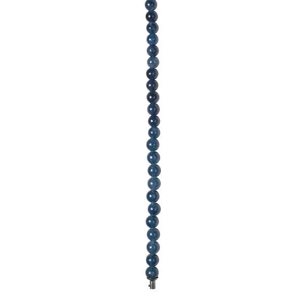 Blå spong quartz 6mm system-kæde, från Heinzendorff