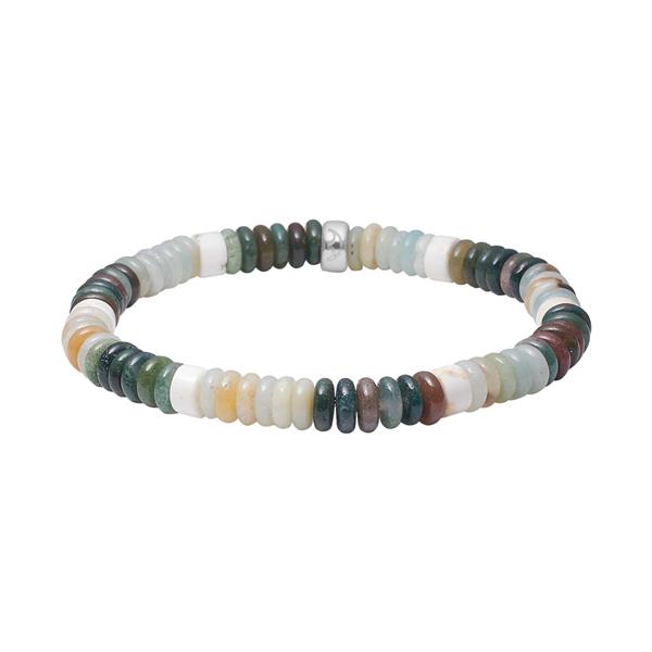 Amazonit, howlit, agat armbånd, från Heinzendorff
