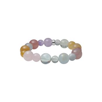 Prehnite, jade, sponge quartz, cherry quartz, aquamarin, fluorite, Rosaquartz, fire quartz, ametyst , från Heinzendorff