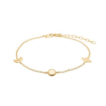 Forgyldt sølv armbånd UNIVERSE52, från Nordahl