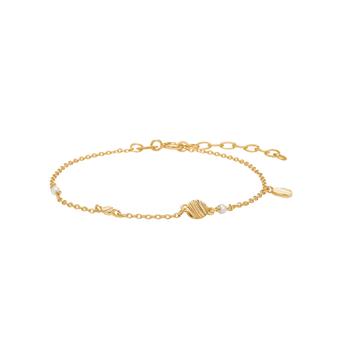 Forgyldt sølv armbånd RIPPLES52, från Nordahl