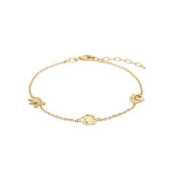 Forgyldt sølv armbånd BLOSSOM52, från Nordahl