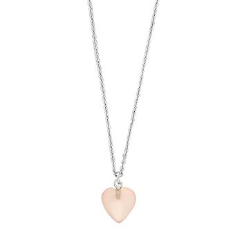 Rhd. sølvkæde YOU52 pink chalcedon, från Nordahl