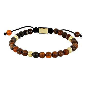 SON armbånd dream agate og IP gold 19-25cm, från Son of Noa