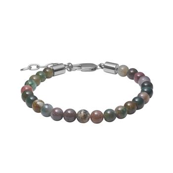 SON armbånd indian agate 6mm, 19cm - 23cm, från Son of Noa