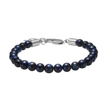 SON armbånd blå tigerøje 6mm, 19cm - 23cm, från Son of Noa