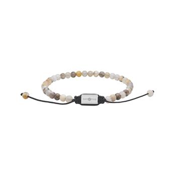 SON armbånd bambus jaspis og stål 4mm, 19-25cm, från Son of Noa