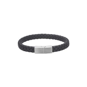 SON armbånd sort kalveskind 8mm - 19cm, från Son of Noa