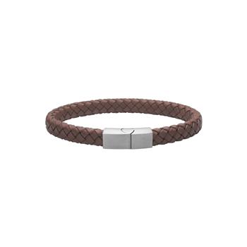 SON armbånd brun kalveskind 8mm - 19cm, från Son of Noa