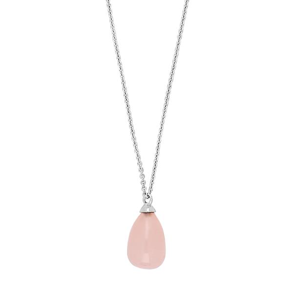 Rhd. sølv vedhæng SWEETS52 rosa quartz , från Nordahl