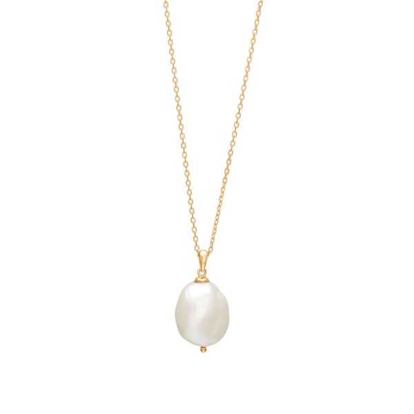 Forgyldt sølvkæde BAROQUE52 perle 20mm , från Nordahl