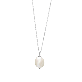 Rhd. sølvkæde BAROQUE52 perle 20mm , från Nordahl