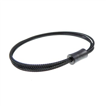 Armbånd & halskæde - 3 rk. sort oxyderet Sterlingsølv 17cm, från San - Links of Joy