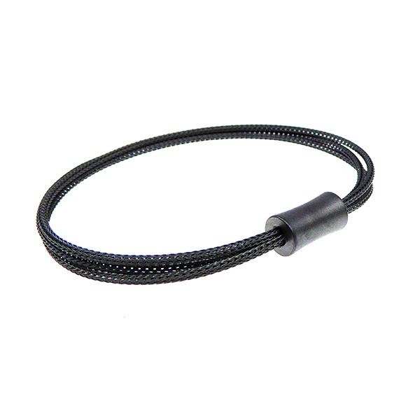 Armbånd & halskæde - 3 rk. sort oxyderet Sterlingsølv 21cm, från San - Links of Joy
