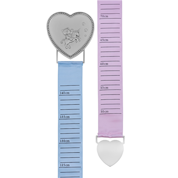 Fortinnet målebånd m. lyserød og lyseblåt bånd, från Noa Kids