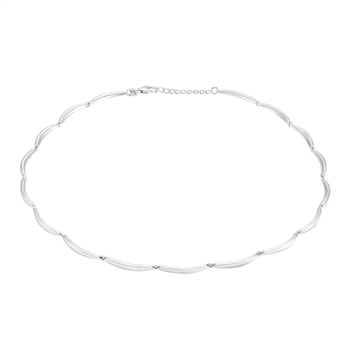 Rhod. sølvcollier BANAN, från Siersbøl