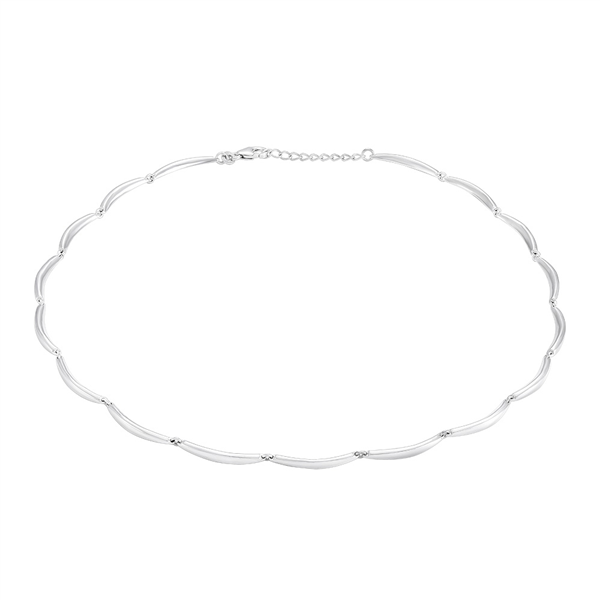 Rhod. sølvcollier BANAN, från Siersbøl