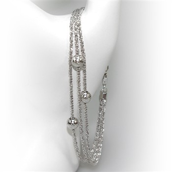 Armbånd & Halskæde - 3 rk. med 3 stk Magic Beads-Ø6mm 17cm, från San - Links of Joy