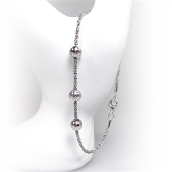Arm - Halskæde m.3 stk Magic Beads - Ø6mm 16cm, från San - Links of Joy