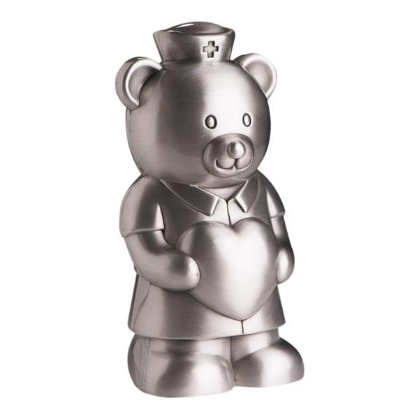 Fortinnet sparebøsse bamse-sygeplejerske, från Noa Kids