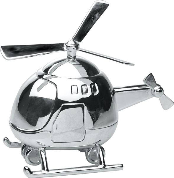 Forkromet sparebøsse helikopter, från Noa Kids
