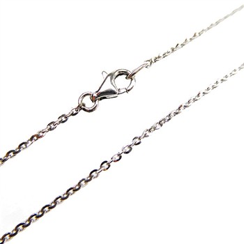 Armbånd & halskæde - Mirror Anchor - Sterling/Rhodineret 0,4mm 16cm, från San - Links of Joy