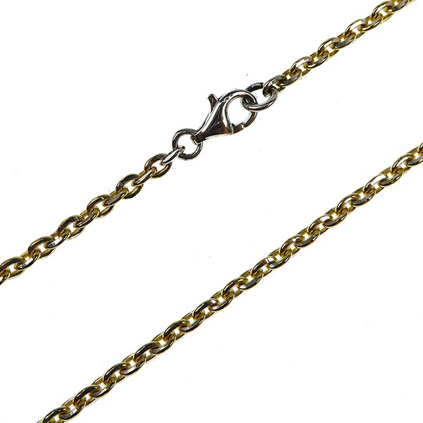 Armbånd & halskæde - Mirror Anchor - Sterling/forgyldt 0,8mm 17cm, från San - Links of Joy
