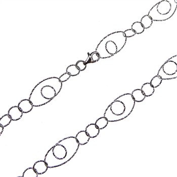 Brace/Necklace-Sterlingsilver/rhodium 17cm, från San - Links of Joy