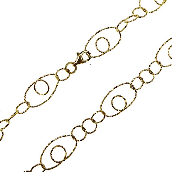 Brace/Necklace-Sterlingsilver/goldplated 45cm, från San - Links of Joy