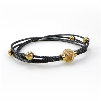 Armbånd & halskæde - 4 rk. med Magnetlås - Oxyderet/forgyldt 17cm, från San - Links of Joy