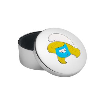 Forkromet smykkeskrin - Smølfine, från Noa Kids