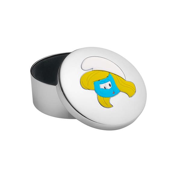 Forkromet smykkeskrin - Smølfine, från Noa Kids