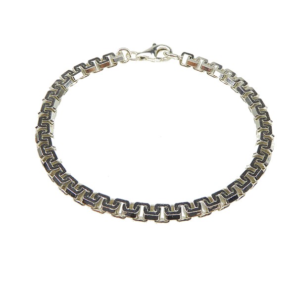 Armbånd & halskæde - Blank 5,5x3,1mm 22cm, från San - Links of Joy
