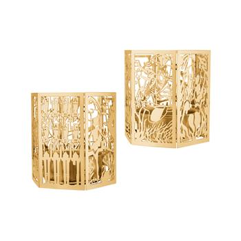 2-pk lysestage - Den standhaftige tinsoldat - 18k fg, från H.C. Andersen Home