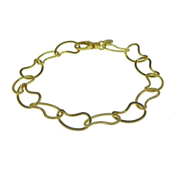 Armbånd & halskæde - Forgyldt 23cm, från San - Links of Joy