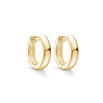 Sølv forgyldt creoler, från Støvring Design