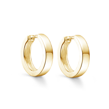 Sølvforgyldt creoler, från Støvring Design