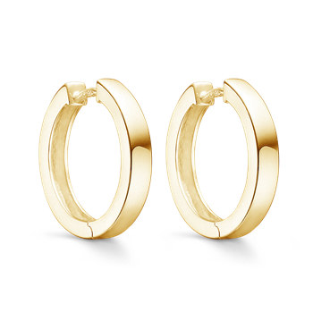 Sølvforgyldt creoler, från Støvring Design