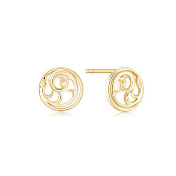 Sølvforgyldt ørestikker, från Støvring Design